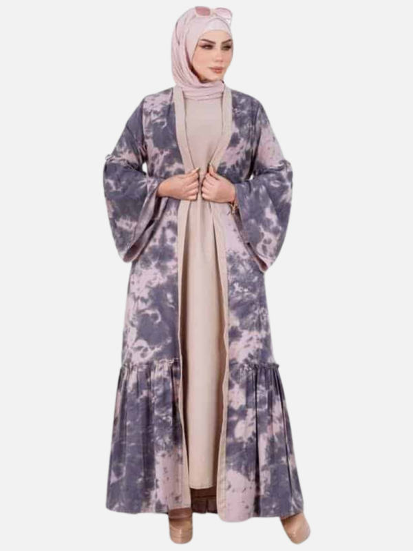 Elegant Abaya with Saudi details